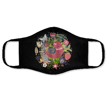 Discover Design Abstract Bird Unique Art Face Masks