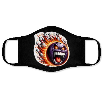 Discover Fire bowling Face Masks