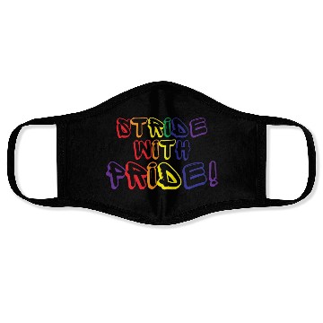 Discover Stride With Pride - Graffiti Face Masks