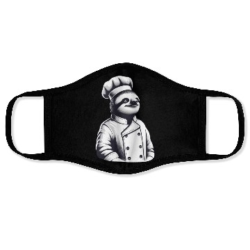 Discover Proud Sloth Chef: Master of the Kitchen Face Masks