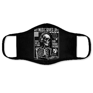 Discover Skeleton DJ Face Masks