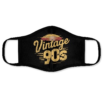 Discover Nostalgic Vintage 90s Sunset For all, who Love Face Masks