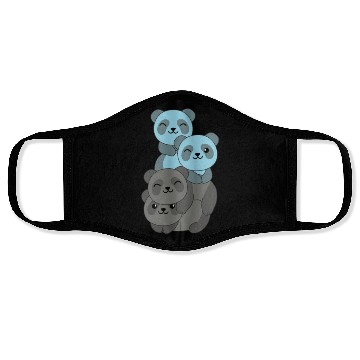 Discover Car Flag Pride Lgbtq Cute Panda Face Masks