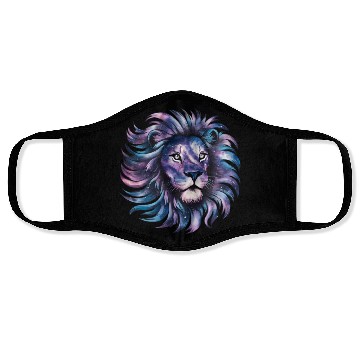 Discover Lion Head Galaxy Style Face Masks
