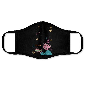 Discover Happy Birthday To Me Face Masks