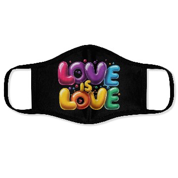 Discover Love is Love Face Masks