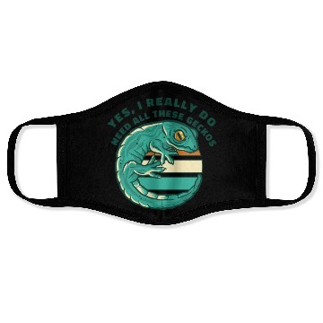 Discover I Really Do Need All These Geckos Gekkota Leopard Face Masks