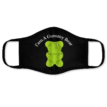 Discover I'm A Gummy Bear Face Masks