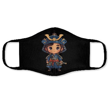 Discover Samurai warrior Kid Face Masks