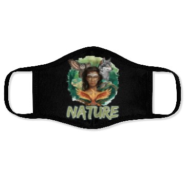 Discover Nature-Inspired Wolf Owl Turtle Phoenix Woman Face Masks