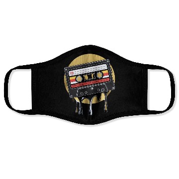 Discover Music Face Masks, 80's Cassette Tape , Vintage Cassette