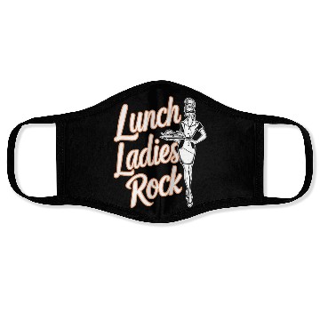 Discover School Lunch Lady School Worker Cafeteria Lady Face Masks