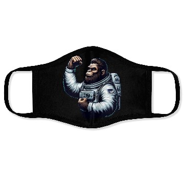 Discover Astronaut Monkey Chimpanzee Gorilla Face Masks