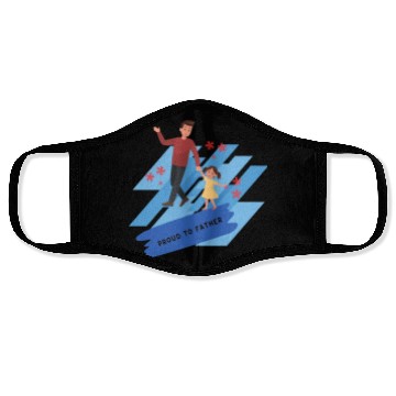 Discover proud to fathere Face Masks