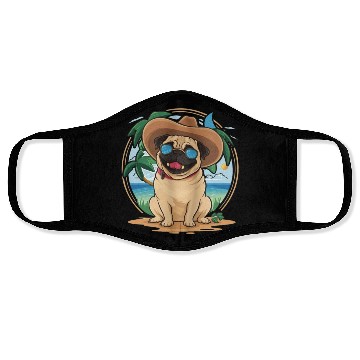 Discover dog SUMMER Face Masks