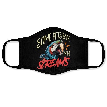 Discover Macaw Bird Some Pets Bark Ornithology Macaw Lover Face Masks