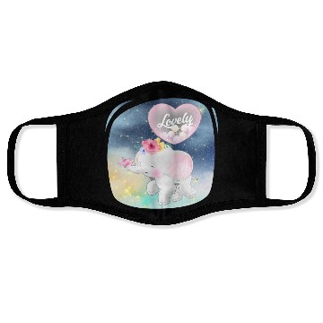 Discover Lovely Elephant And Bird Walking Up Using Balloon Face Masks