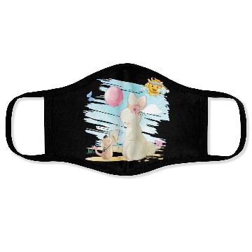 Discover Rabbit Mama Want Sent Postcard Using Post Mouse Face Masks