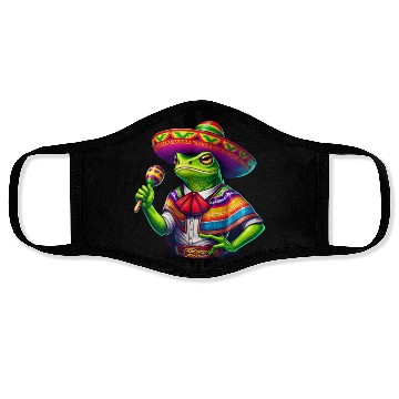 Discover Cinco de Mayo Frog Fiesta Face Masks