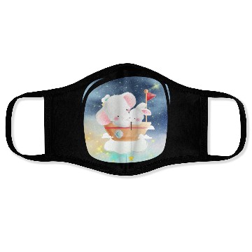 Discover Sailing Elephant and Rabbit Using Boat Fishing Face Masks