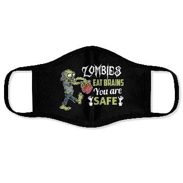 Discover Halloween Zombies Eat Brain Face Masks