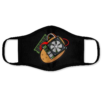 Discover Potato Sticker Face Masks