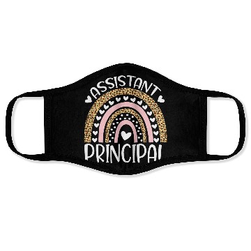 Discover Assistant Principal Back To School First Day Face Masks
