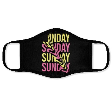 Discover Holiday Sunday Face Masks design