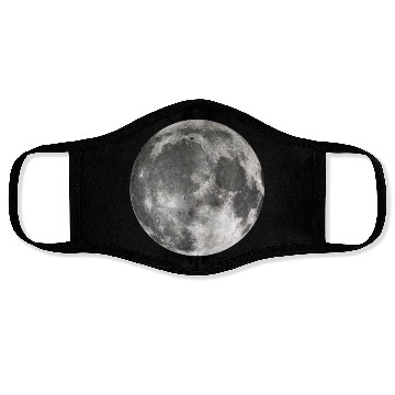 Discover Cool Full Moon - Solar Eclipse, Moon Phases Totali Face Masks