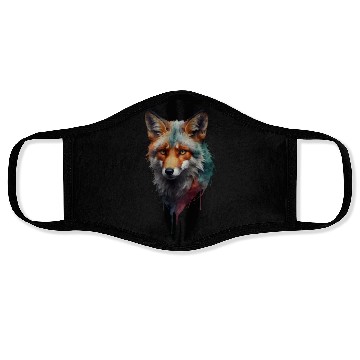 Discover Floral Fox Cottagecore Aesthetic Face Masks