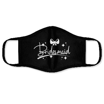 Discover Bridal Shower Team Bride Bridesmaid Face Masks