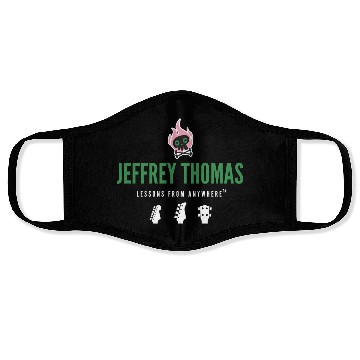 Discover Jeffrey Thomas White Logo Face Masks