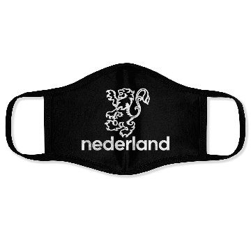 Discover Netherlands Lion Orange Face Masks