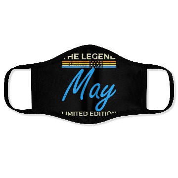 Discover The Legend May Design Face Masks