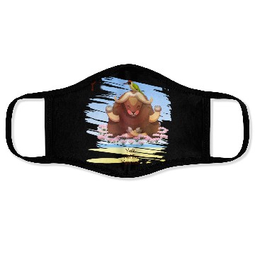 Discover Unique Creative Cute Y Alphabet Yak Yaffle Yarrow Face Masks