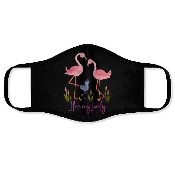 Discover I LOVE MY FAMILY Face Masks