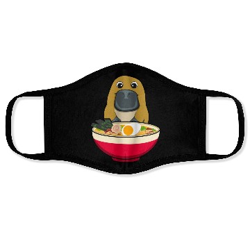 Discover PLATYPUS RAMEN Face Masks