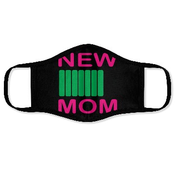 Discover NEW MOM Battery full, lovely Graphic Face Masks