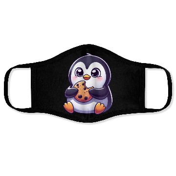 Discover Penguin Cookie Sweet Dessert Biscuit Face Masks