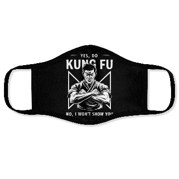 Discover Kung Fu Chinese Kung Fu Asian Kung Fu Self defense Face Masks