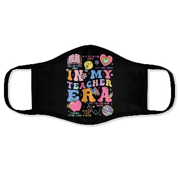 Discover In My Teacher Era Face Masks