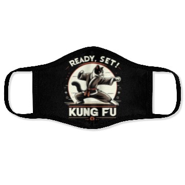 Discover Kung Fu Chinese Kung Fu Asian Kung Fu Self defense Face Masks