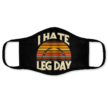 Discover I Hate Leg Day 32 Face Masks