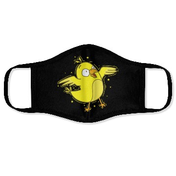 Discover Canary Bird dancing Face Masks