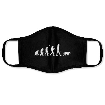 Discover Labrador EVOLUTION Labrador Lovers Funny Face Masks