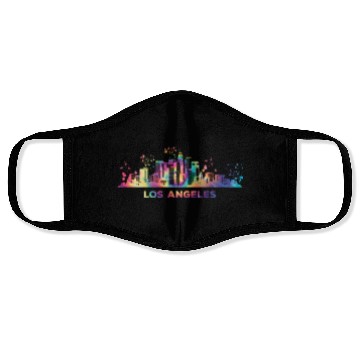 Discover Angelenos Skyline Los Angeles Face Masks