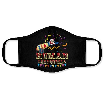 Discover Human Cannonball Circus Costume Theme Party Face Masks