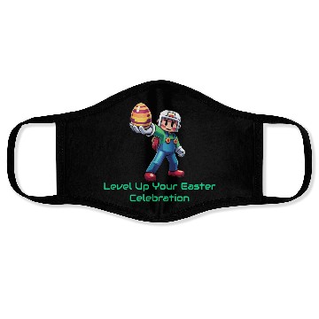 Discover Level Up Your Easter Game Face Masks