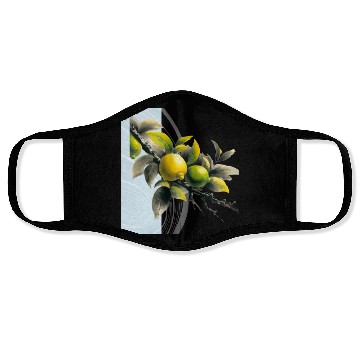 Discover Green and yellow lemon Face Masks