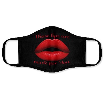 Discover Red Lips Embrace Face Masks